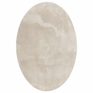 vidaXL Alfombras de &aacute;rea HUARTE Beige 120 x 170 cm 100% Poli&eacute;ster