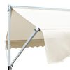 vidaXL Toldo de pie independiente color crema 500x300 cm