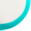 vidaXL Esterilla inflable de gimnasia con bomba PVC verde 60x100x15 cm