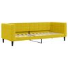 vidaXL Sofá cama sin colchón terciopelo amarillo 80x200 cm