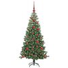 vidaXL &Aacute;rbol de Navidad con 150 LED con soporte Verde 120 cm PVC