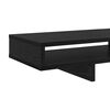 vidaXL Soporte para Monitor con estante Negro 100 x 27 x 13 cm