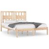vidaXL Estructura de cama de madera maciza de pino 160x200 cm
