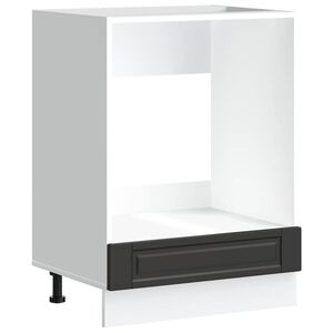 vidaXL Mueble de horno&nbsp;Porto negro madera reconstituida