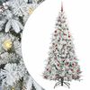 vidaXL &Aacute;rbol de Navidad artificial con ramas articuladas 210 cm