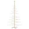 vidaXL &Aacute;rbol de Navidad de madera de adorno madera maciza pino 180 cm