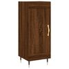 vidaXL Aparador madera de ingenier&iacute;a marr&oacute;n roble 34,5x34x90 cm