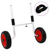 vidaXL Carrito de kayak aluminio 90 kg