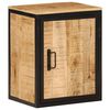 vidaXL Mueble de ba&ntilde;o madera maciza de mango y hierro 40x30x50 cm