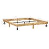 vidaXL Estructura de cama de madera maciza de mango 180x200 cm