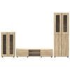vidaXL Conjunto de mueble de TV con caj&oacute;n FLORIN Roble Sonoma
