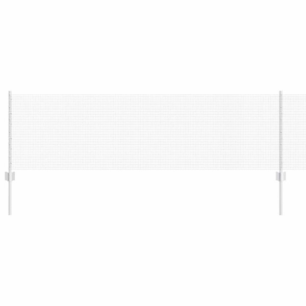 vidaXL Valla con Poste Plateado 0,6 x 10 m Acero