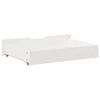 vidaXL Cajones debajo cama 2 uds madera maciza pino blanco 80x55x17 cm