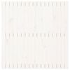 vidaXL Cabecero de cama de pared madera maciza pino blanco 108x3x110cm