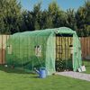 vidaXL Invernadero con estructura de acero verde 8 m&sup2; 4x2x2 m