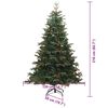 vidaXL &Aacute;rbol de Navidad artificial Verde 210 cm PVC, Metal y Pl&aacute;stico