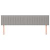vidaXL Cabeceros tela gris claro 180x5x78/88 cm