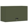 vidaXL Armario de pared para el garaje Verde oliva 90 x 40 x 53 cm