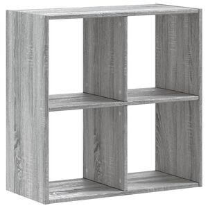 vidaXL Estanter&iacute;a de madera de ingenier&iacute;a gris Sonoma 68,5x32x68,5 cm