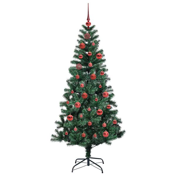 vidaXL Árbol de Navidad Artificial Preiluminado Verde 150 cm