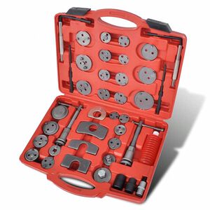 vidaXL Set de herramientas de pinzas de freno traseras, 40 piezas