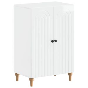 vidaXL Armario Zapatero ALKMAAR 59,5 x 39,5 x 90 cm Blanco Brillante
