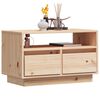 vidaXL Mueble de TV de madera maciza de pino 60x35x37 cm
