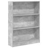 vidaXL Estanter&iacute;a de madera de ingenier&iacute;a gris hormig&oacute;n 80x24x109 cm