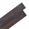 vidaXL Tableros de Suelo Marr&oacute;n Oscuro 2,51 m&sup2; 18 uds. PVC