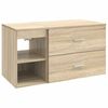 vidaXL Juego de muebles de ba&ntilde;o 2 pcs Roble Sonoma