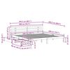 vidaXL Estructura de cama con cajones madera maciza de pino 200x200 cm