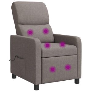 vidaXL Silla de masajes reclinable Topo