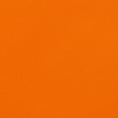 vidaXL Toldo de vela triangular de tela oxford naranja 5x6x6 m