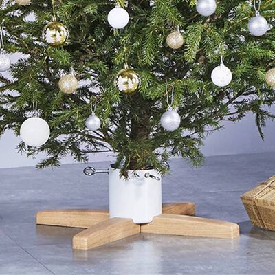 vidaXL Soporte para árbol de Navidad 55x55x15,5 cm