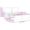 vidaXL Estructura de cama Sonoma 180 x 200 cm Madera de pino macizo
