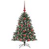 vidaXL &Aacute;rbol de Navidad artificial Verde 120 cm PVC, Pl&aacute;stico y Acero