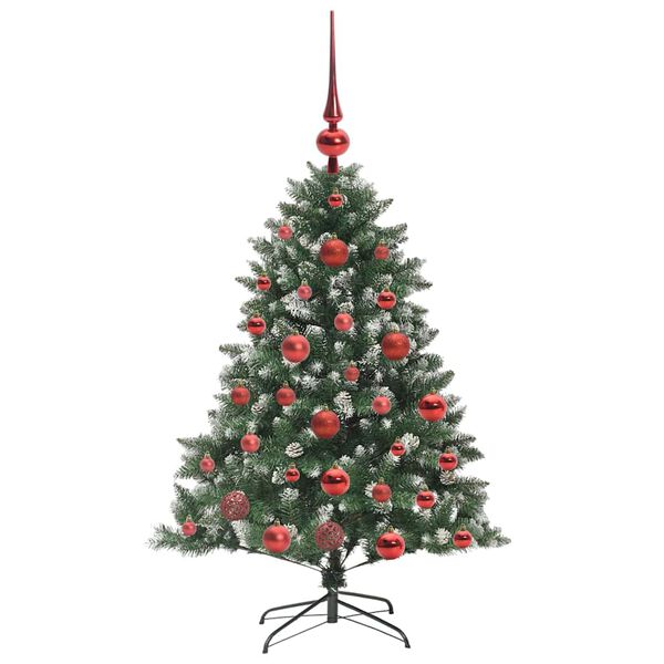 vidaXL &Aacute;rbol de Navidad artificial Verde 120 cm PVC, Pl&aacute;stico y Acero