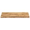 vidaXL Tablero de mesa borde natural madera maciza mango 120x60x3,8 cm