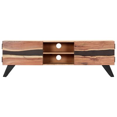vidaXL Mueble para TV madera maciza de acacia 140x30x45 cm