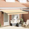 vidaXL Toldo Retr&aacute;ctil Amarillo y 350 x 200 cm Poli&eacute;ster y Aluminio