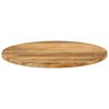 vidaXL Tablero de mesa redondo madera maciza de mango &Oslash; 80x2,5 cm