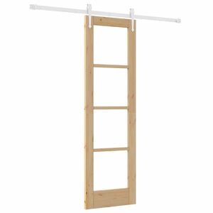 vidaXL Puerta Corredera Natural 61 x 198,5 cm