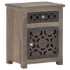 vidaXL Mesita de noche de madera maciza de mango 40x30x50 cm