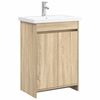 vidaXL Juego de muebles de ba&ntilde;o Roble Sonoma 61 x 40 x 84,5 cm