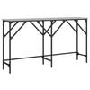 vidaXL Mesa consola madera de ingenier&iacute;a gris Sonoma 140x29x75 cm