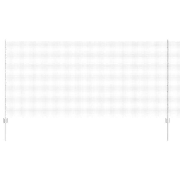 vidaXL Valla con Poste Plateado 1,2 x 10 m Acero