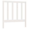 vidaXL Cabecero de cama madera maciza de pino blanco 95x4x100 cm