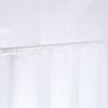 RIDDER Barra telesc&oacute;pica para cortina de ducha 110-185 cm blanca 55201