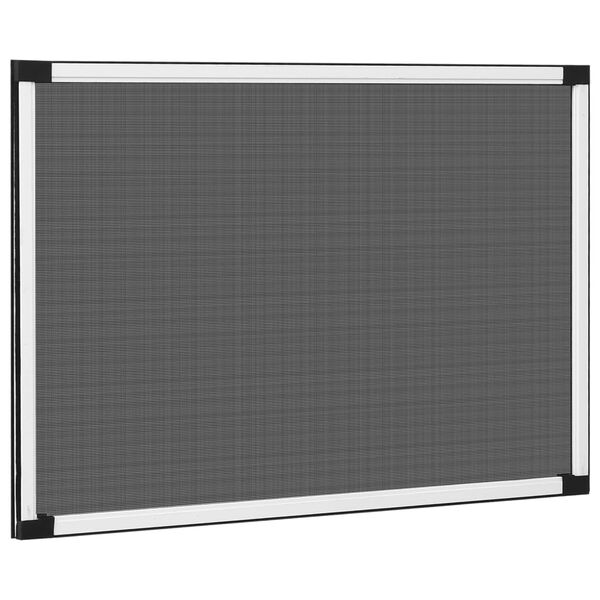 vidaXL Mosquitera extensible para ventanas blanco (100-193)x75 cm