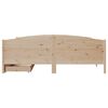 vidaXL Estructura de cama sin colch&oacute;n madera maciza de pino 180x200 cm